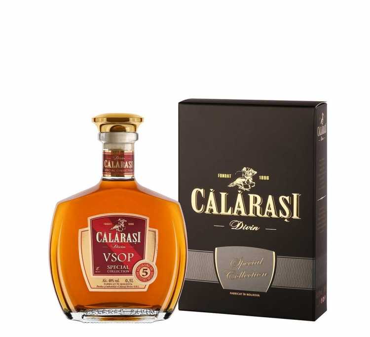 Коньяк «Special Collection» VSOP 5 лет, Calarasi. 0,5 в коробке.