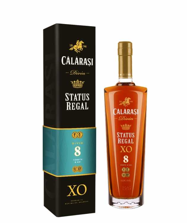 Коньяк «Status Regal» XO 8 лет, Calarasi. 0,5 в коробке