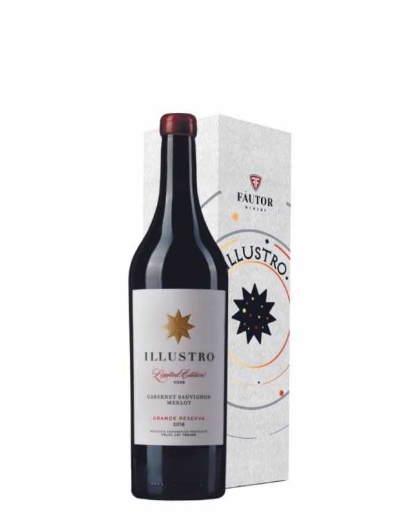 Вино «illustro» 2016 Cabernet Sauvignon - Merlot, Fautor. 0,75. в коробке