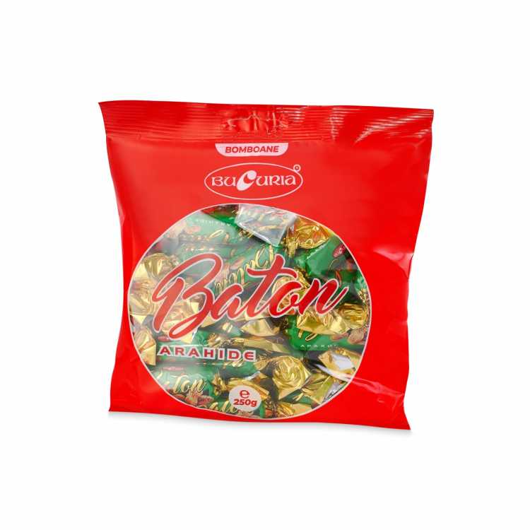 Конфеты "Батончик" с арахисом, Букурия, 250 г.
