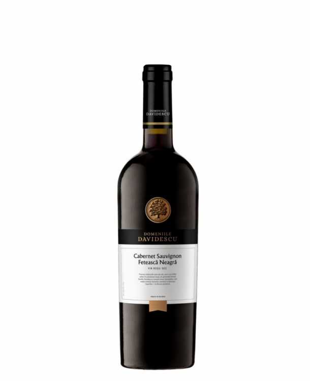 Вино «Cabernet Sauvignon - Feteasca Neagra» 2017 Domeniile Davidescu. 0,75