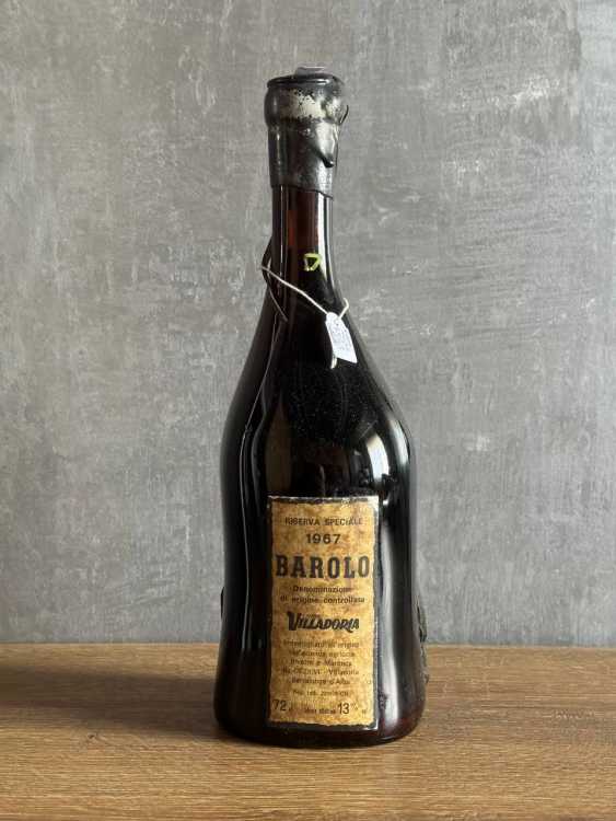 Вино Cantine Villadoria Barolo 1967 года.