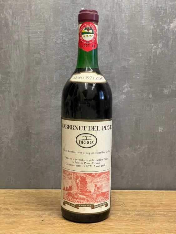 Вино Cantine Deroà Cabernet del Piave 1971 года