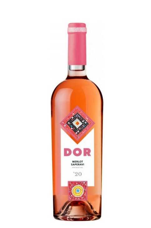 Вино «Dor» 2020 Merlot - Saperavi, Bostavan. 0,75