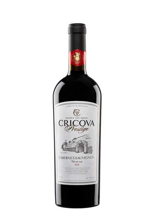 Вино «Cabernet-Sauvignon» 2019 Prestige, Cricova. 0,75