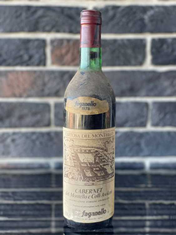 Вино Cabernet del Montello e Colli Asolani 1978 года урожая