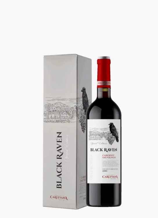 Вино «Black Raven» 2002 Cabernet Sauvignon, Carlevana. 0,75