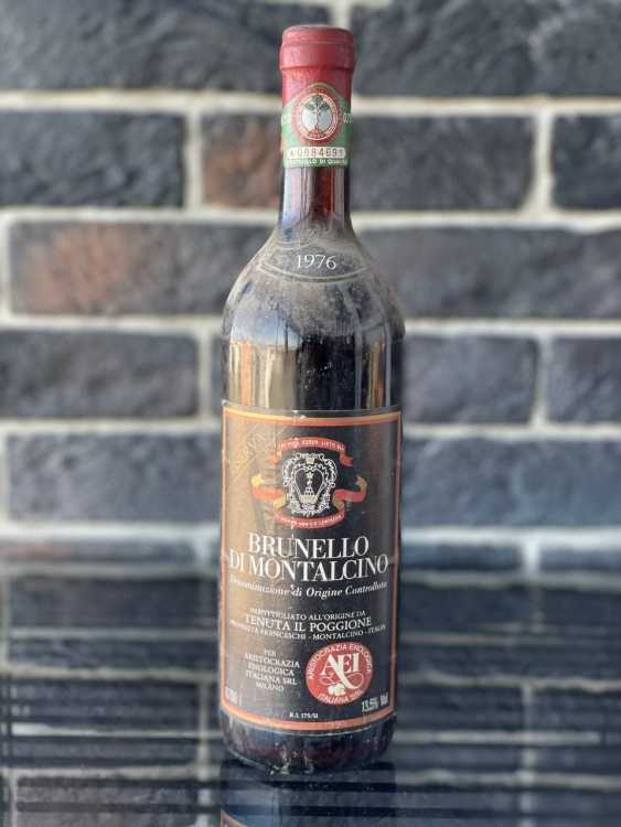 Вино Il Poggione Brunello di Montalcino 1976 года урожая