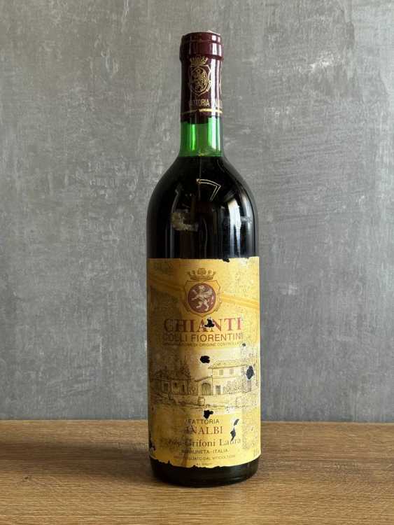 Вино Fattoria Inalbi Chianti Colli Fiorentini. 70-е года. 