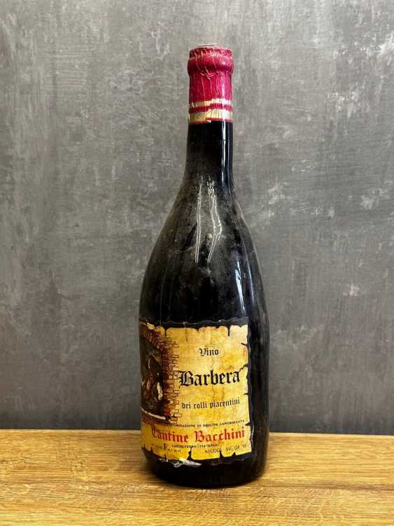 Вино Cantini Bacchini Vino Barbera Frizzante 1985 года урожая 2