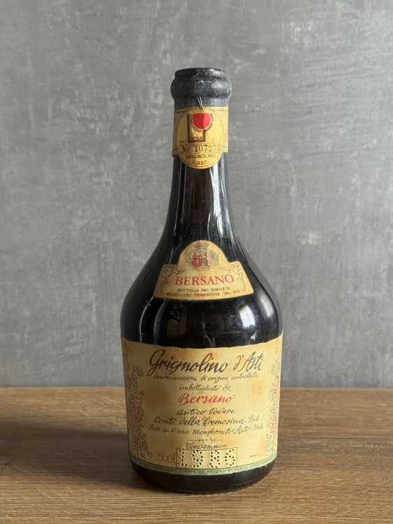 Вино Bersano Grignolino d’Asti 1986 года.