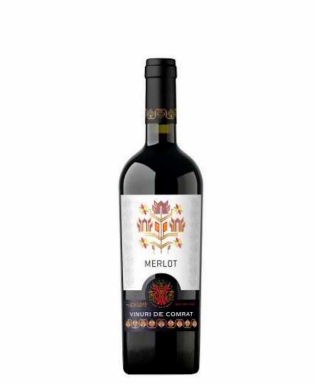 Вино «Folclor» 2017 Merlot, Comrat. 0,75