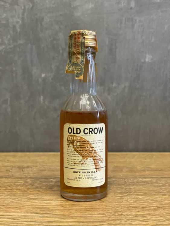 Old Crow Straight Bourbon Whiskey. США 1969 год. 