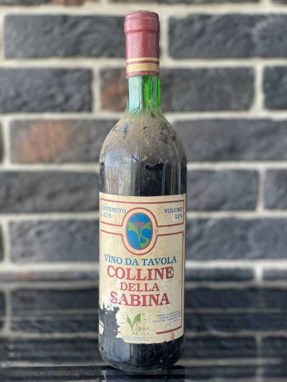 Вино Vino da Tavola Colline della Sabina 70-е года 