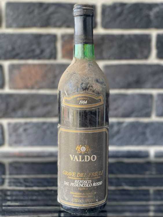 Вино Grave del Friuli Refosco dal Peduncolo Rosso 1984 года урожая.