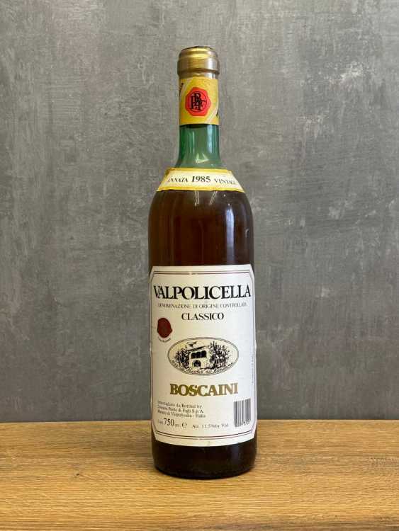 Вино Boscaini Valpolicella Classico 1985 года.