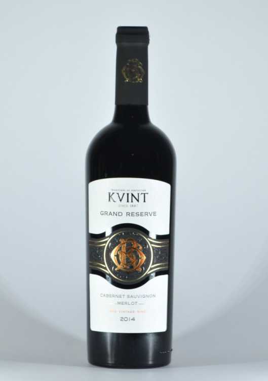 Вино «Grand Reserve» 2017 Cabernet Sauvignon - Merlot, KVINT. 0,75