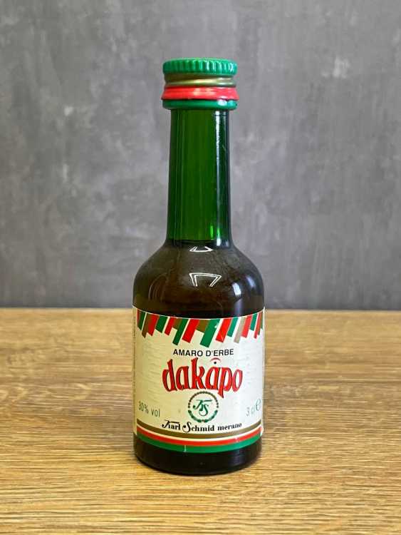 Karl Schmid merano Amaro d’erbe Dakapo 70-е. Италия. 