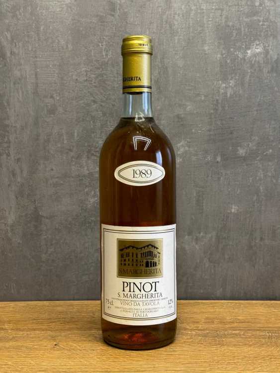 Вино Pinot S.Margherita 1989 года.