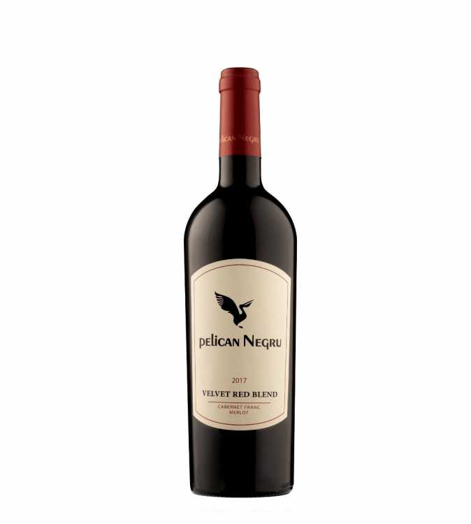 Вино «Velvet Red Blend» 2022 Pelican Negru. 0,75