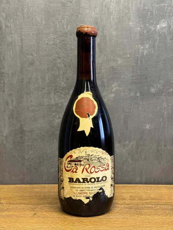 Вино Barolo Ca’ Rossa 1971 года.